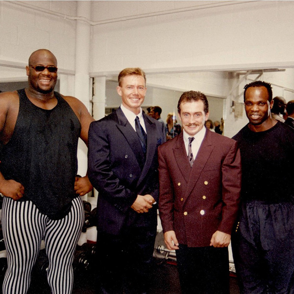 Rob at Genetics Gymnasium with former WBA Boxing world champion Barry McGuigan MBE.