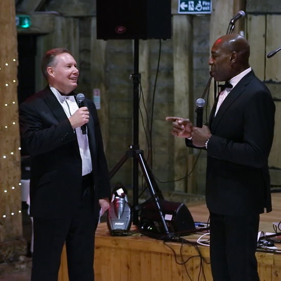 With former WBC Heavyweight Boxing world champion Frank Bruno MBE - watch here.