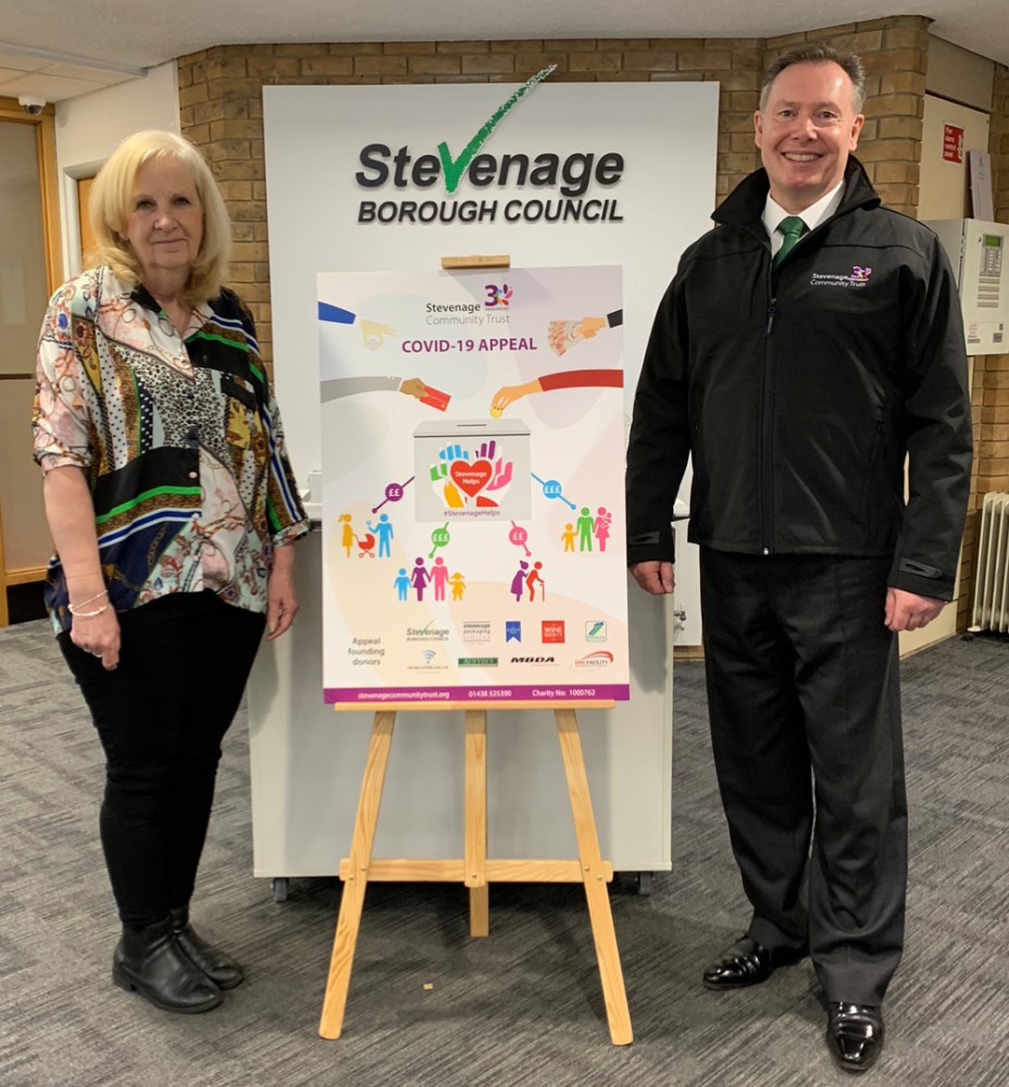 Rob launching Stevenage Helps