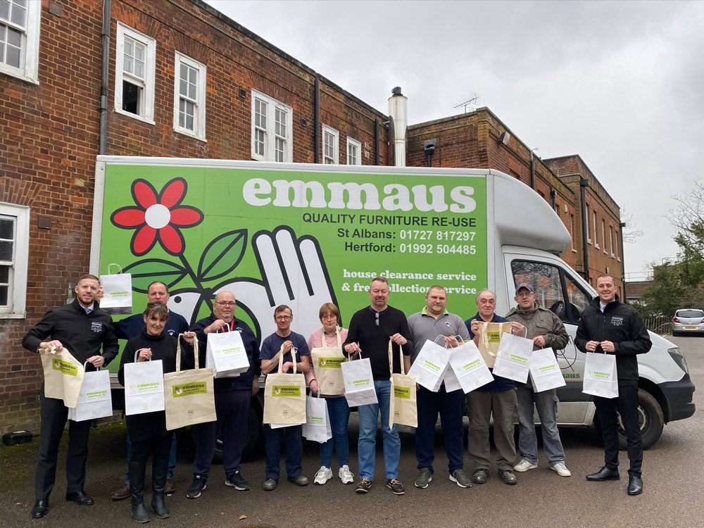 Emmaus Printed Shopping Bags