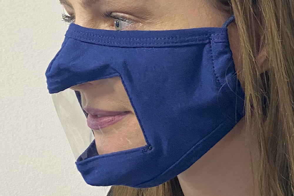 Clear Window Reusable Face Mask