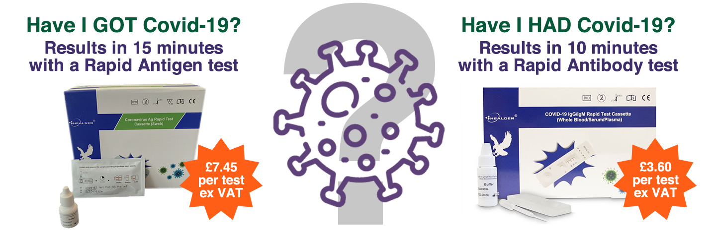 Difference between our Healgen COVID-19, Antigen and Antibody Tests